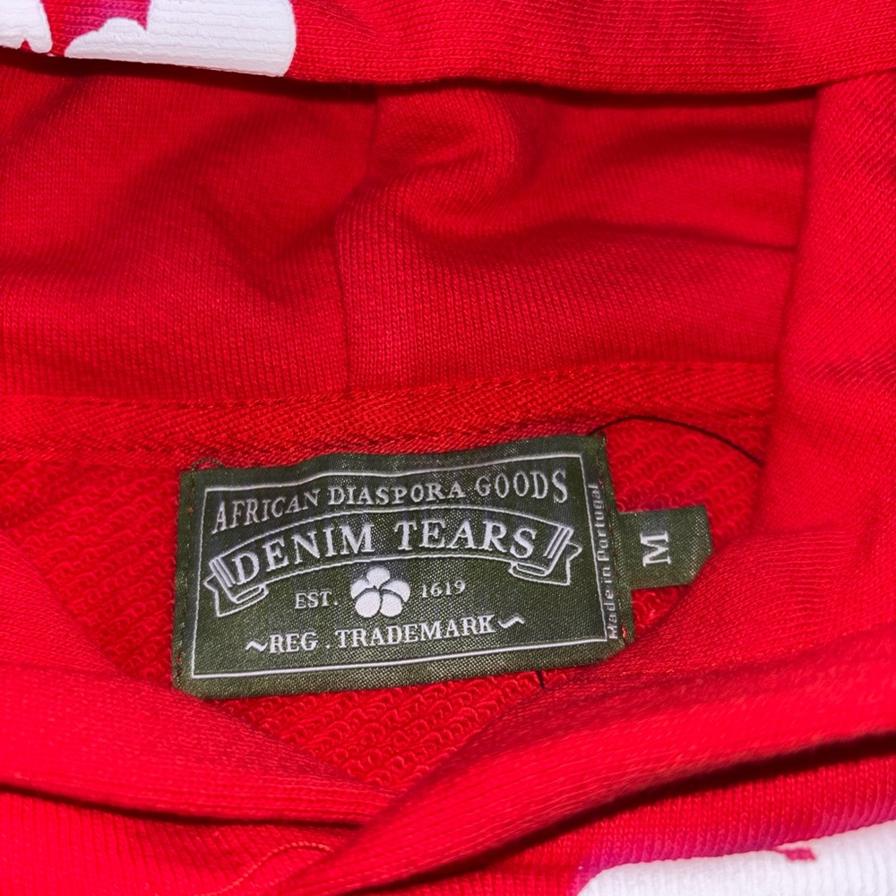 denim tear hoodie red - Picture 2 of 3
